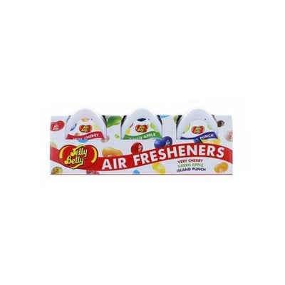 JELLY BELLY MINI GEL AIR FRESHENER ASSORTED - Deodorante gel assortiti alla ciliegia, mela e tropicale