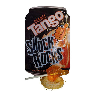 TANGO SHOCK ROCKS ORANGE - lecca lecca con polverina frizzante gusto arancia