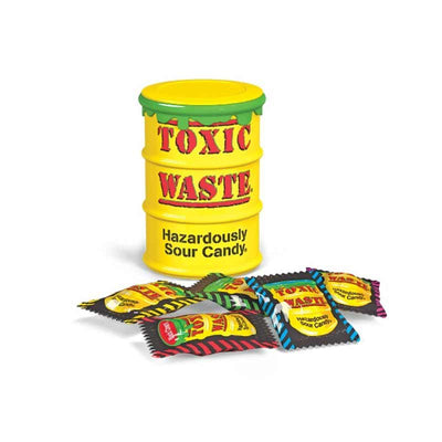 TOXIC WASTE DRUM YELLOW - caramelle aspre gusto frutti vari