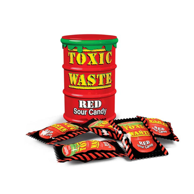 TOXIC WASTE DRUM RED - caramelle aspre gusto frutti rossi