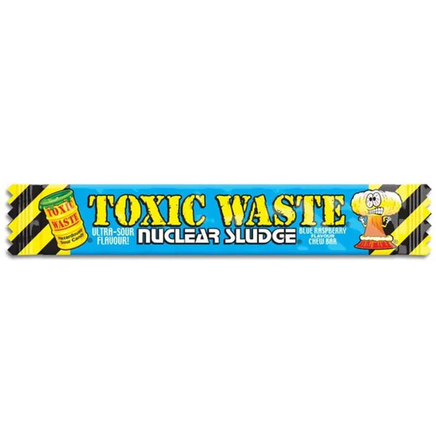 TOXIC WASTE NUCLEAR SLUDGE BLUE RASPBERRY 20g - barra da masticare gusto lampone blu